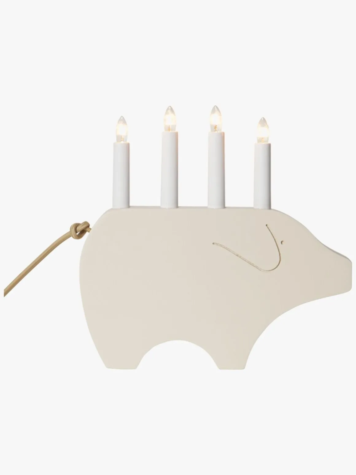 Star Trading Lysestage Gry, Hvid