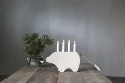 Star Trading Lysestage Gry, Hvid