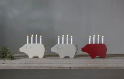 Star Trading Lysestage Gry, Hvid