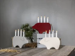 Star Trading Lysestage Gry, Rød