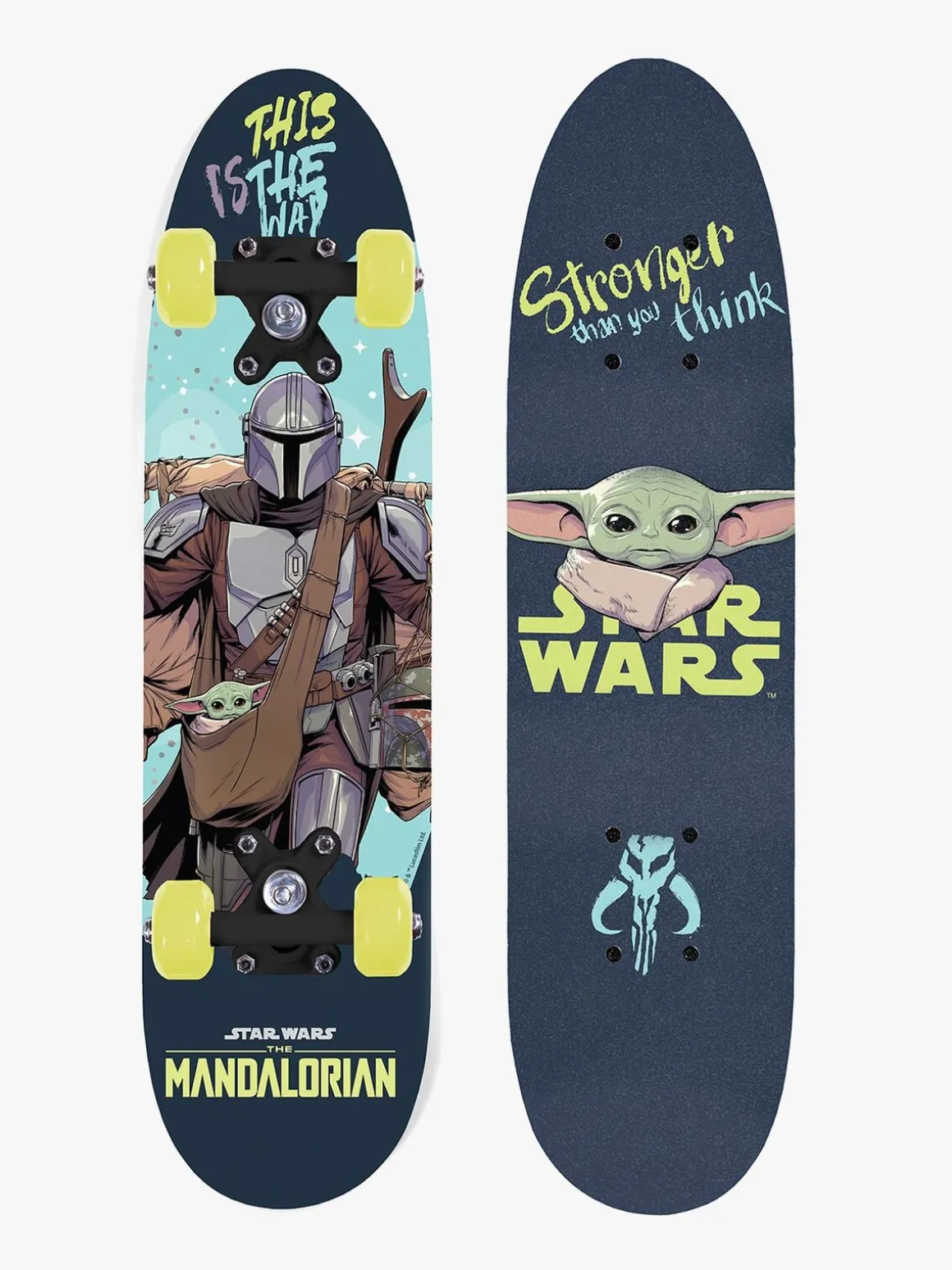 Star Wars Mandalorian Wooden Skateboard