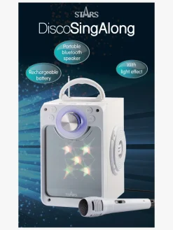STARS Karaokemaskine med Lys, Hvid
