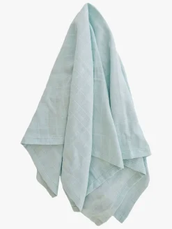 Summerville Tæppe/ Stofble i Musselin, Ice Blue