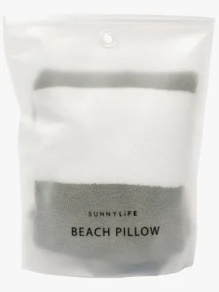 SUNNYLiFE  Oppustelig Strandpude, The Vacay Olive Stripe