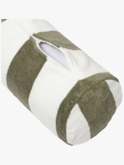 SUNNYLiFE  Oppustelig Strandpude, The Vacay Olive Stripe