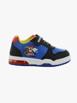Super Mario Blinkende Sneakers, Black/Cobalt Blue