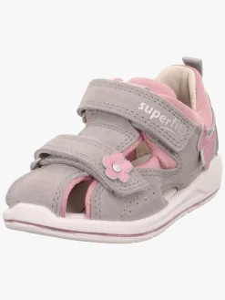 Superfit Boomerang Sandaler, Lysegrå/Lyserød