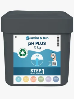 Swim & Fun PH-Plus 5,0 Kg, Grå