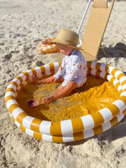 Swim Essentials Badebassin 100 cm, Flow Yellow/White