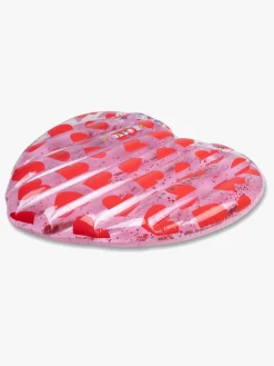 Swim Essentials Bademadras 150x100 cm, Red Hearts