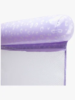 Swim Essentials Flydende Hængekøje 116 cm, Lila Leopard