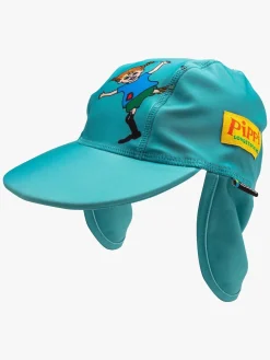 Swimpy Pippi Langstrømpe UV-Hat, Petrol