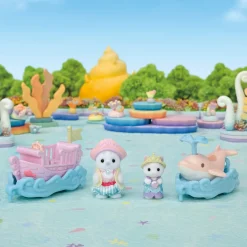 Sylvanian Families Legesæt Forlystelsespark Båd & Vogn