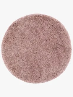 Teddy Gulvtæppe Rundt 160, Dusty Pink