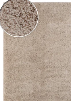 Teddy Gulvtæppe 133x190, Creme