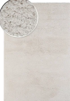 Teddy Gulvtæppe 133x190, Hvidt