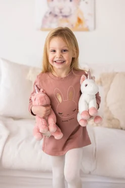 Teddykompaniet Bamse Enhjørning 25 cm, Hvid