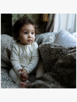 That's Mine Levi Sengesæt Tremmeseng 100x130, Flores Sandshell/Blue