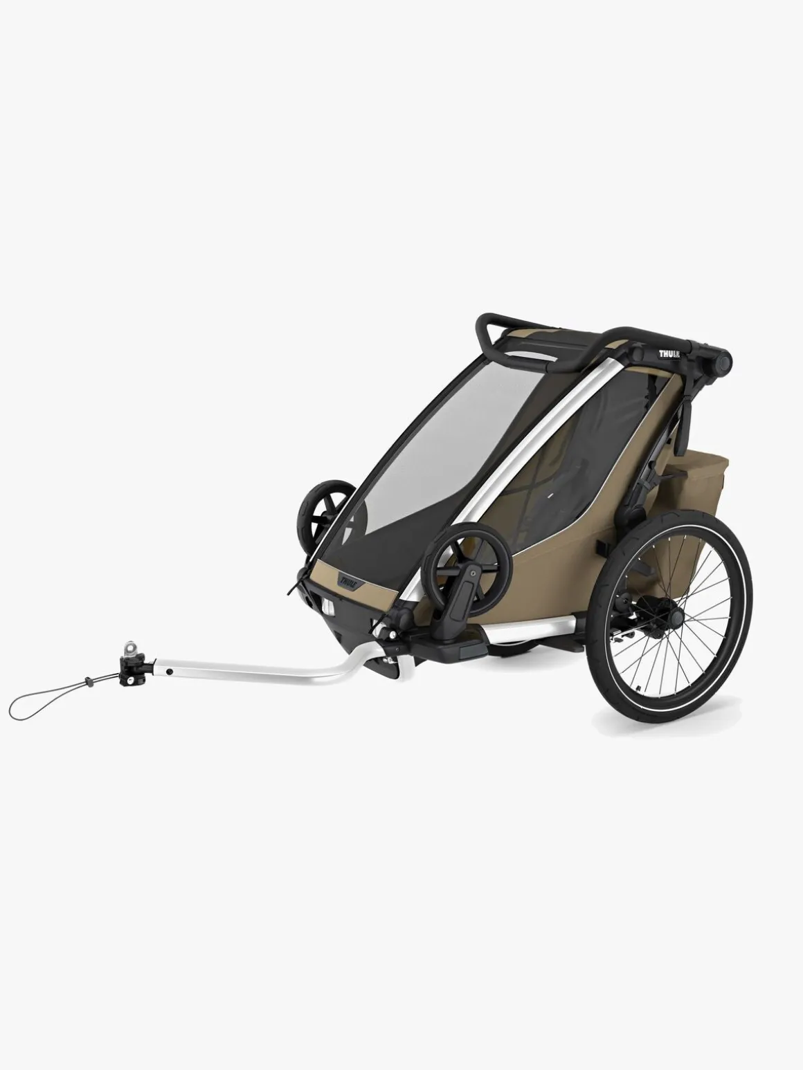 Thule Chariot Cross 1 Cykelanhænger inkl. Skisæt, Khaki G3