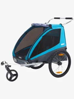 Thule Coaster XT Cykelanhænger inkl. Gåturssæt, Blue