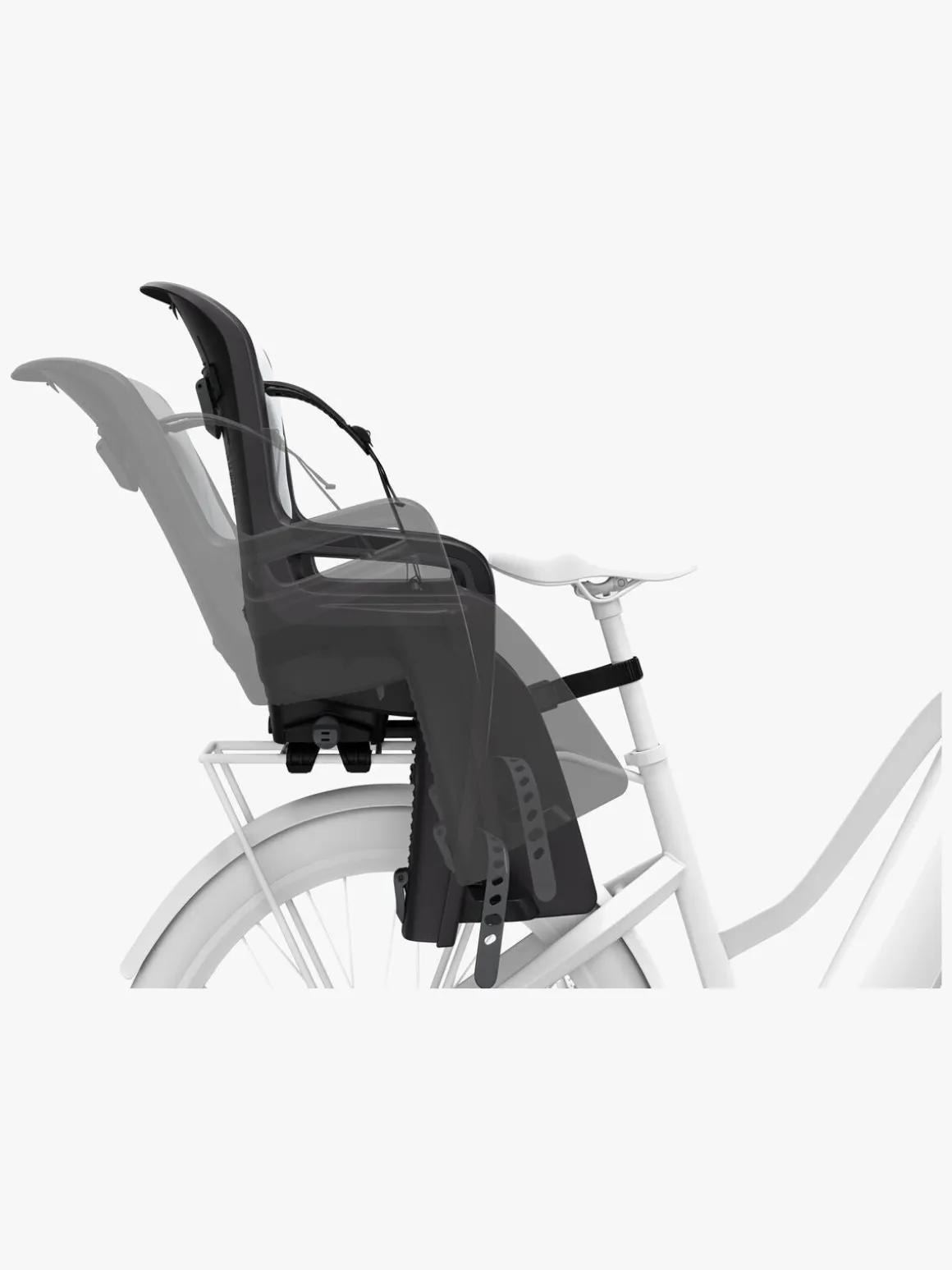 Thule Ride Along 2 Rack Mount Cykelstol, Dark Gray