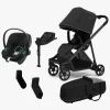 Thule Shine Duovogn inkl. Cybex Aton B2 & Base, Black/Black
