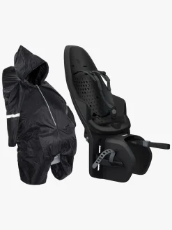 Thule Yepp 2 Maxi Rack Mount Cykelstol inkl. Regnslag, Sort