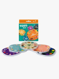 TIMIO Skivepakke 5-i-1 Tid & Farver 2-pak