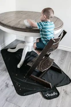 Tinkafu Gulvmåtte 90x145cm, Sort