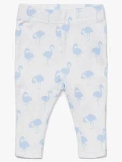 Tiny Treasure Lexi Leggings 2-pak, Blue/Flamingo