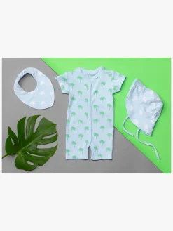 Tiny Treasure Summer Heldragt 2-pak, Blue/Palm