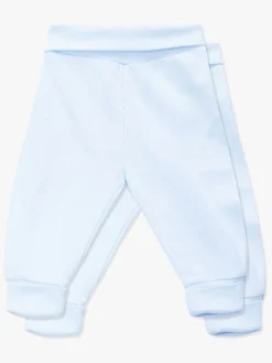 Tiny Treasure Willow 2-pak Bukser, Baby Blue