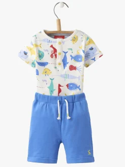 Tom Joule Granddad Sæt, Cream Sea