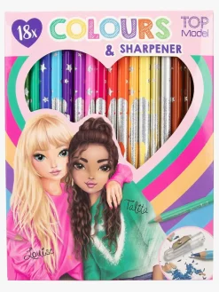 TOPModel Farveblyanter med Blyantspidser