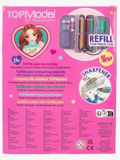 TOPModel Farveblyanter med Blyantspidser