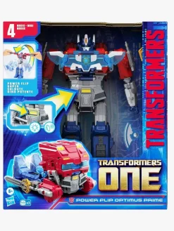 Transformers One Power Flip Figur Optimus Prime