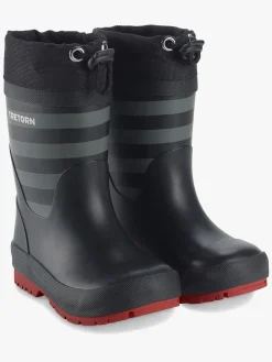 Tretorn Gränna Vinter Forede Gummistøvler, Black/Grey