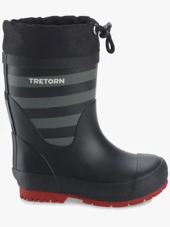 Tretorn Gränna Vinter Forede Gummistøvler, Black/Grey