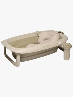 Twistshake Limited Edition Badekar inkl. Badestøtte & Skyllekande, Faded Beige