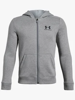 Under Armour EU Cotton Fleece Full Zip, Steel