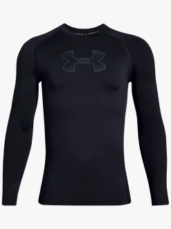 Under Armour HeatGear Long Sleeve Træningstrøje, Black