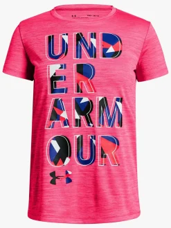 Under Armour Hybrid 2.0 Big Logo T-shirt, Penta Pink