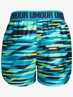 Under Armour Printed Play Up Shorts, Academy