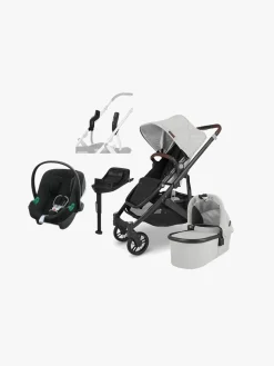 UPPAbaby CRUZ V2 Duovogn inkl. Cybex Aton B2 i-Size Autostol Baby & Base, Anthony Grey