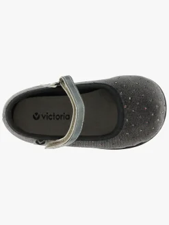 Victoria Mercedes Terciopelo Ballerina, Grey