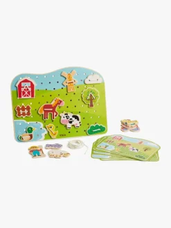 VIGA Aktivitetslegetøj Bondegård med Snor