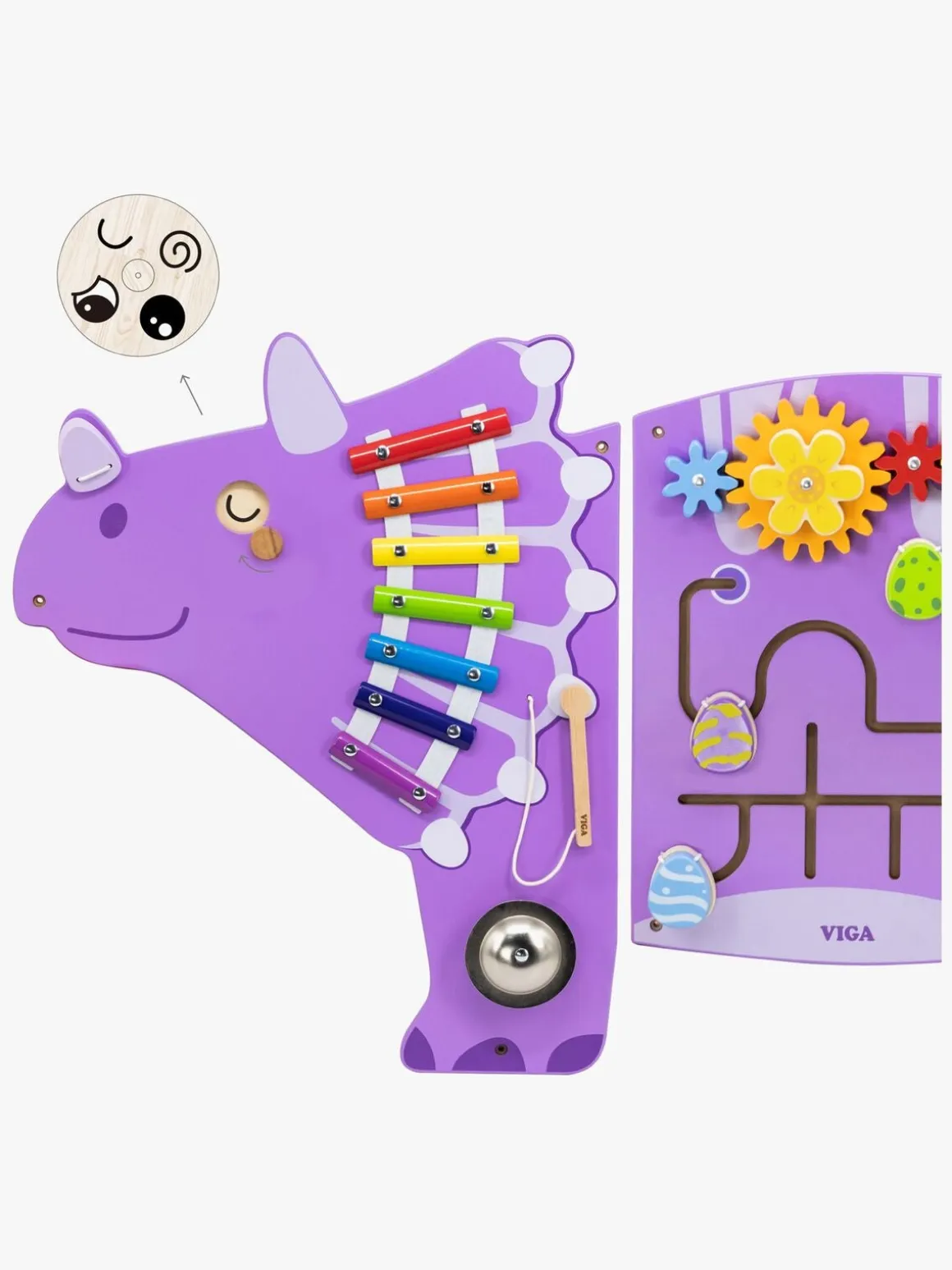 VIGA Aktivitetspanel Triceratops