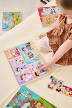 VIGA 4-i-1 Lydpuslespil