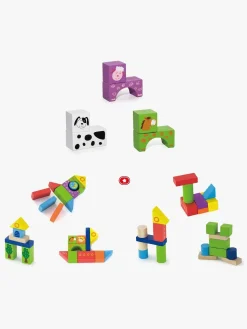 VIGA Træklodser Bondegård 50 Stk.