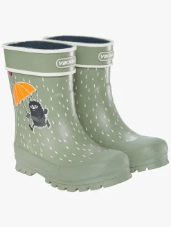 Viking Alv Jolly Mumitroldene Gummistøvler, Green